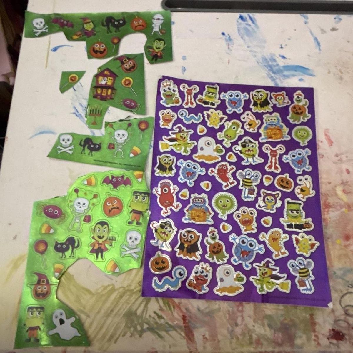 Halloween Stickers - Spooky Character Decals & Holiday Themed