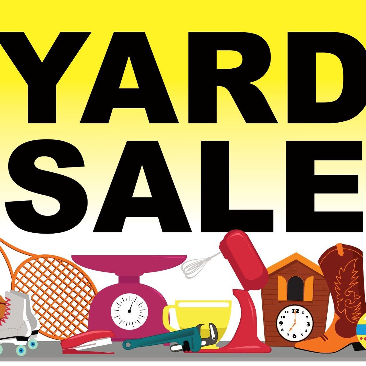 HUGE YARD SALE - Saturday