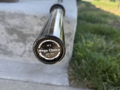 New Black 7 Foot Barbell