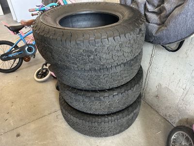 265/70 R17 BF Goodrich AT’s