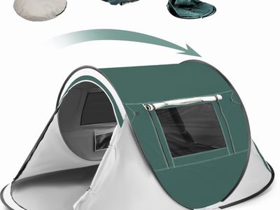 1–3 Person Instant Pop-Up Tent — Brand New