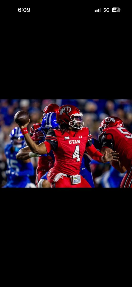 Utah Utes Football Row 6 West Sideline