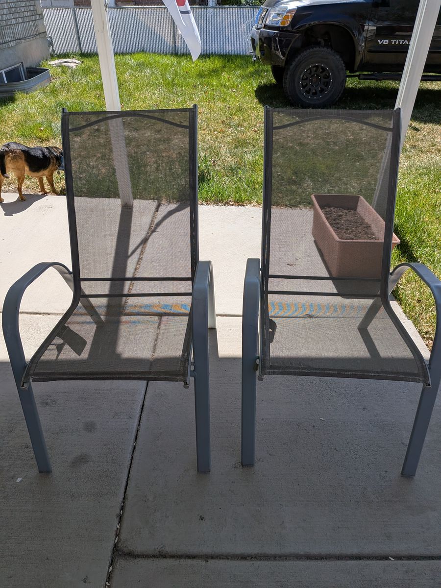 Patio table and chairs