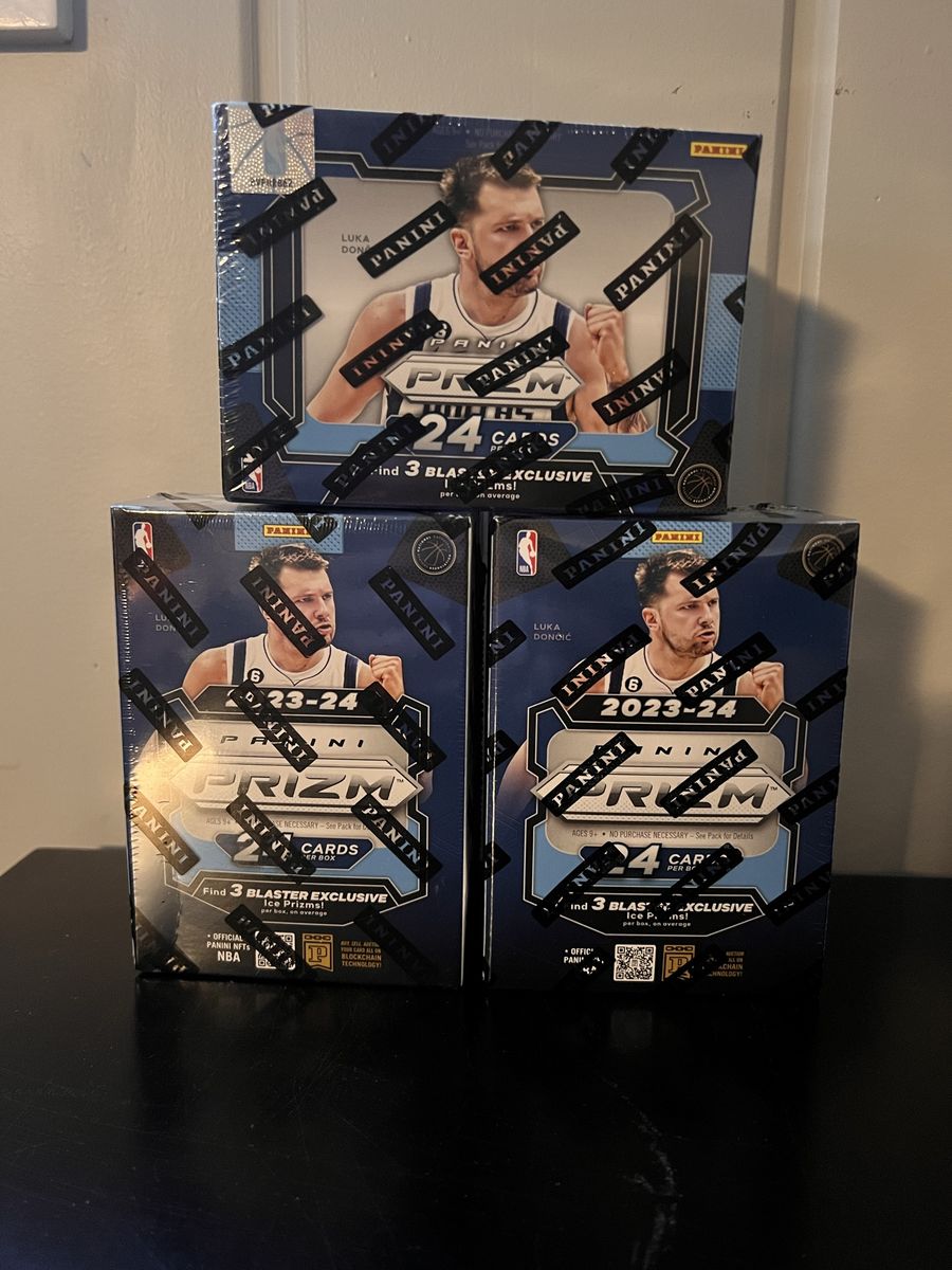 (3) 2023-24 Panini Prizm NBA Basketball Blaster Bo