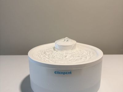 Ellenpent Pet Water Fountain - White, 2.5L