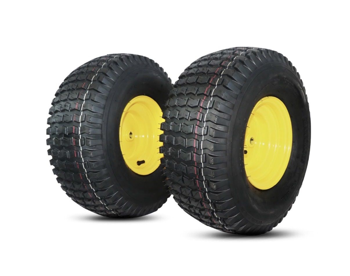 New! (2 Pack) 20x8.00-8 Lawn Mowe Tire and Wheel