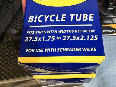 2x 27.5 x 1.75 - 2.125 Tubes