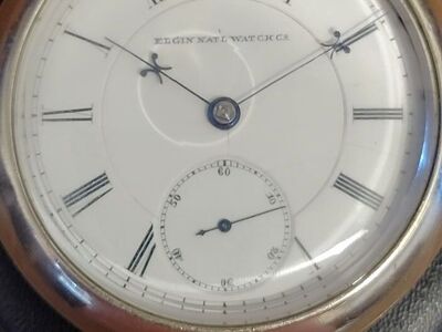 I’m selling this nice used vintage 18 size, 15 Jewel, Elgin HH TAYLOR keywind and set pocket watch