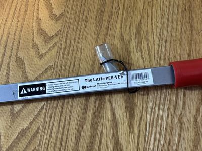 % Little Pee-Vee #2605 Still Plate Tool Construction Wall Tool