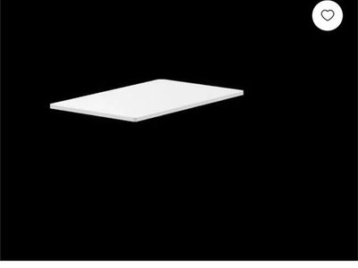 FlexiSpot TB-R5528W-CB 55x28in Rectangular Chipboard Desktop, White