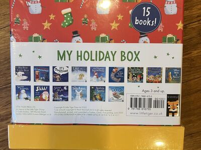 $120 msrp - 15 Children’s Paperback Holiday Books - Sealed in Box