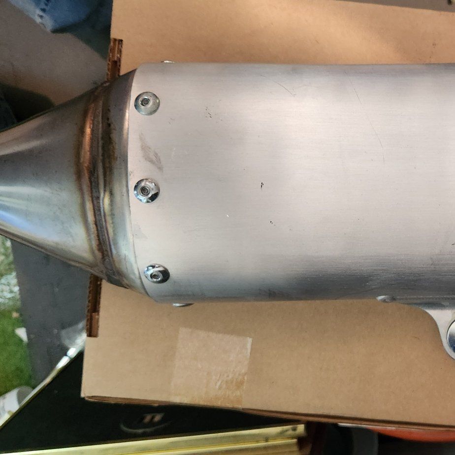 Take off Kawasaki KX450F MUFFLER