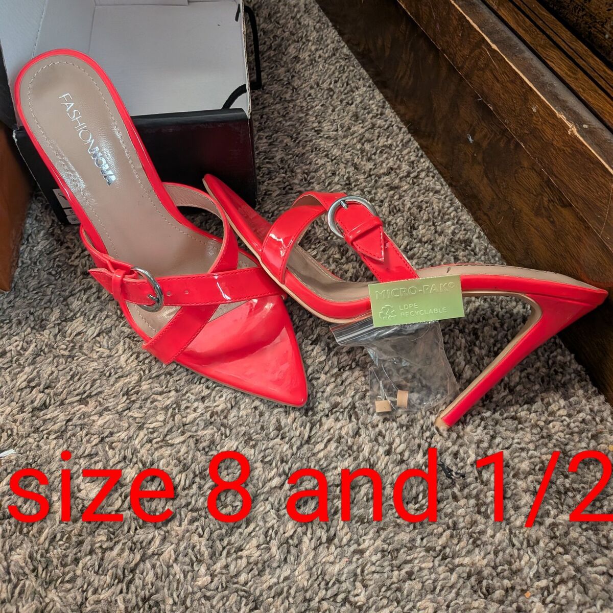 woman's fashionable high heels