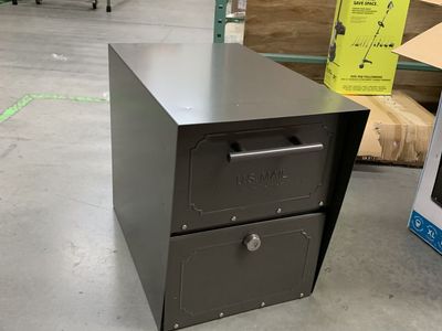Architectural Mailboxes Oasis Classic Graphite Bronze, Extra Large, Steel, Locking, Mailbox with High Security Reinforced Lock
