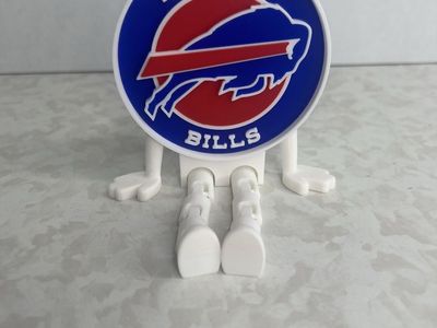 Buffalo Bills NFL Sitting Mascot Desk Figurine Shelf Sitter