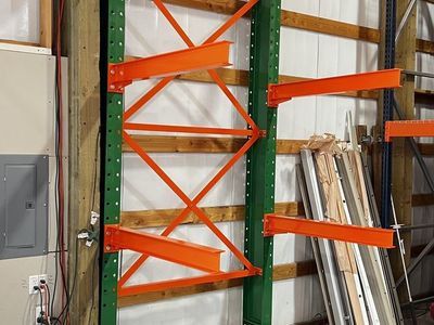 Industrial Cantilever Rack For Lumber & More