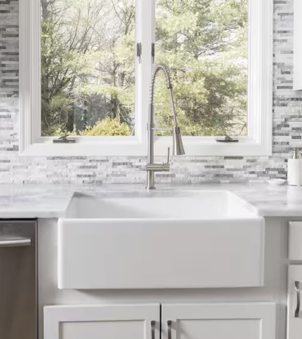 NEW Sinkology Bradstreet II 30 in. Farmhouse Apron Front Undermount  Kitchen Sink