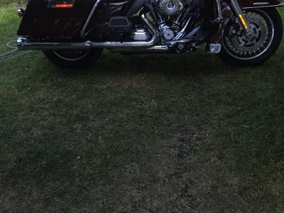 Harley-Davidson Touring Motorcycle - root beer