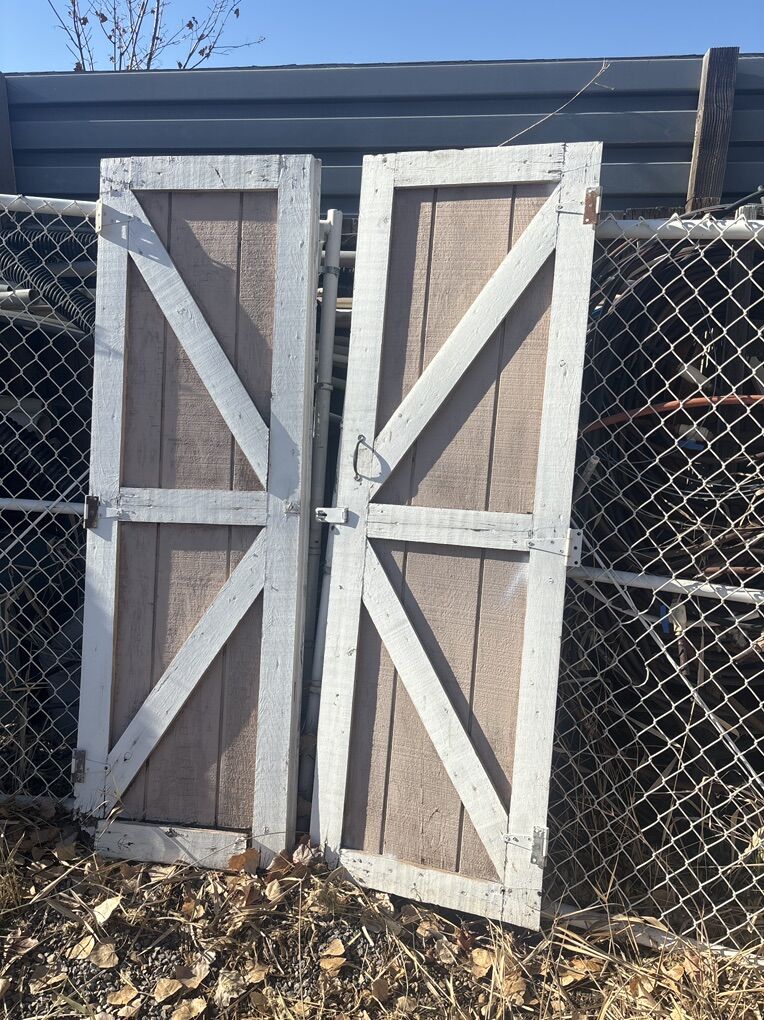2 Shed Doors