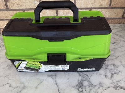 Flambeau Classic 1-Tray Tackle Box - Durable Fishing Storage