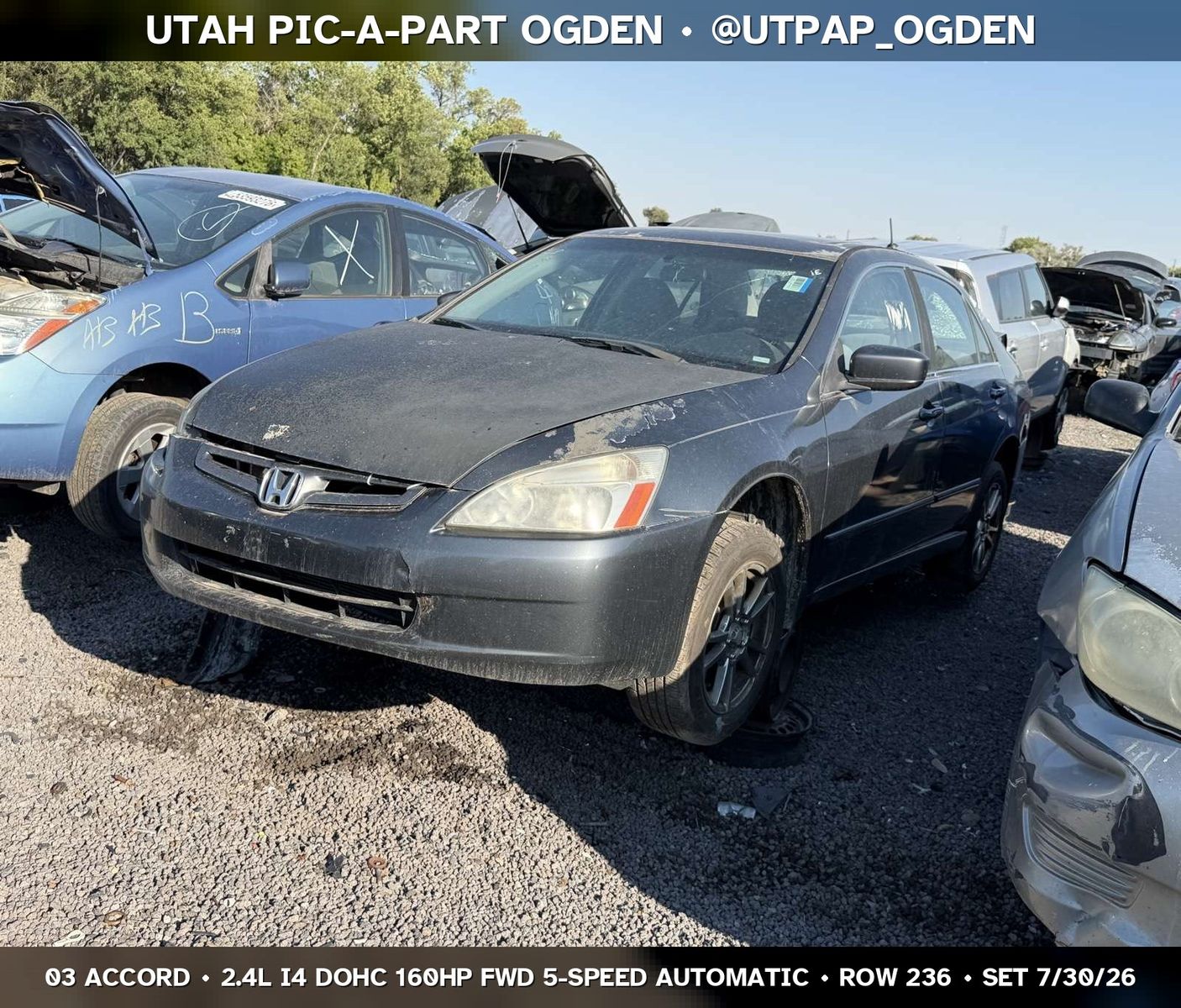Just In! 2003 Honda Accord Parts - UTPAP Ogden