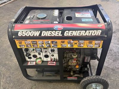 BRAND NEW 6500W Diesel Generator – Heavy Duty Backup Power (Never Used!) $1,000