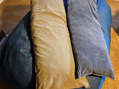 Siesta Sac - 6' & 2 - 6' body pillows - like new
