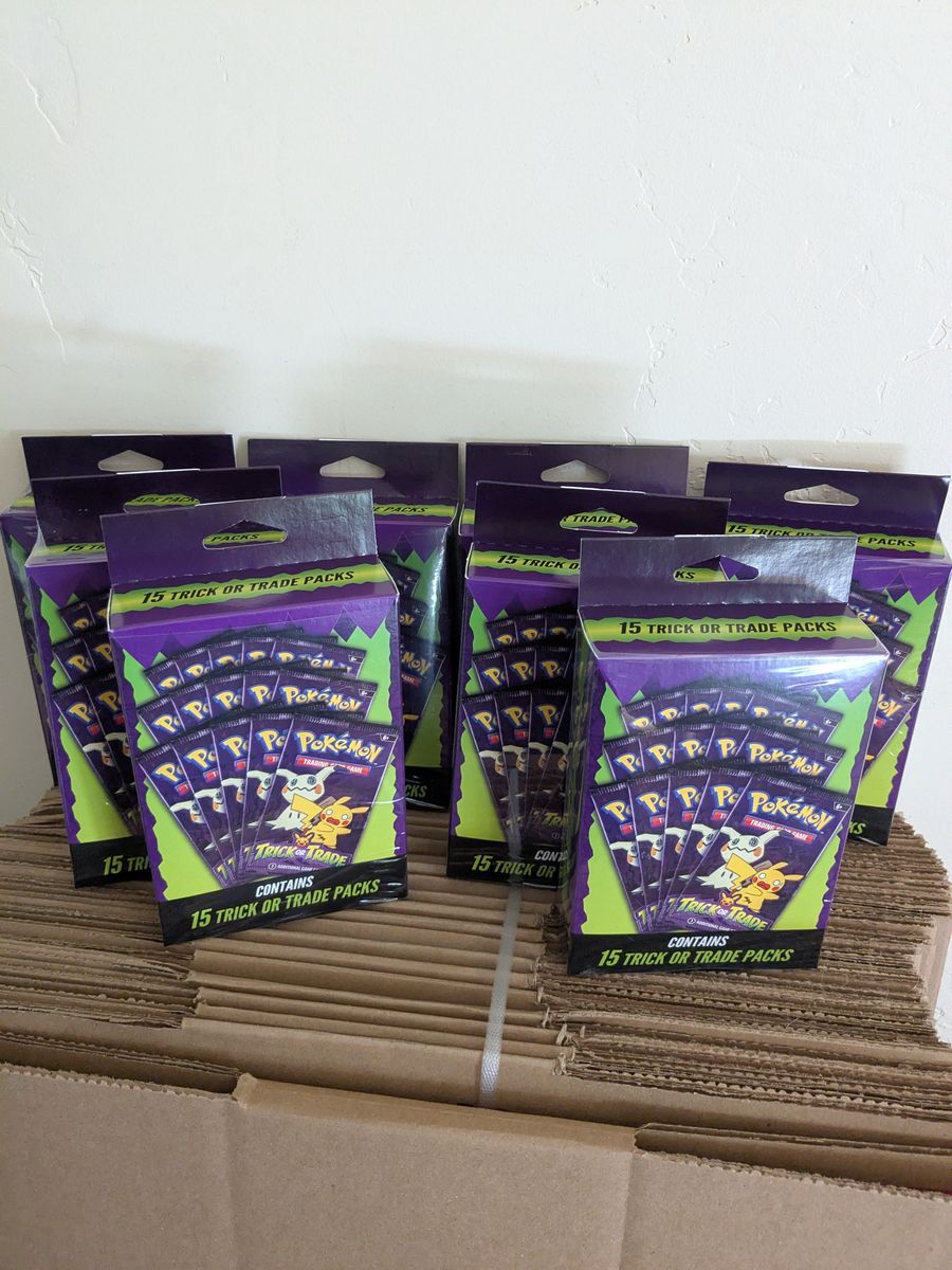 Pokemon TCG - 2023 Trick or Trade - 8 Sealed Boxes of 15 Packs : Haunter Banette Gastly