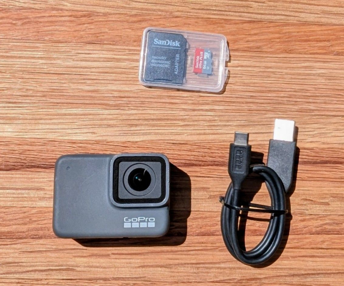 GoPro HERO7 Silver 4K Action Camera Bundle + Floating Grip + Waterproof Housing + 64GB SD Card