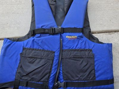 Tracker Marine Sport Vest Type III PFD Adult XX-Large Blue/Black