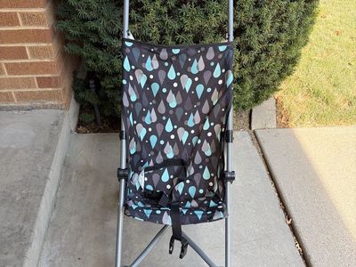 Cosco Umbrella Stroller - Lightweight Blue Raindrop Pattern