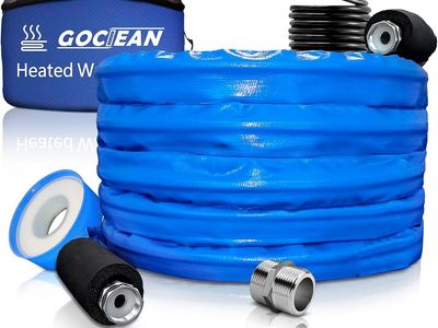 NIB Heated RV Water Hose with Storage Bag, Gociean 25 ft Heated Drinking Water Hose, 5/8 Inch Dia