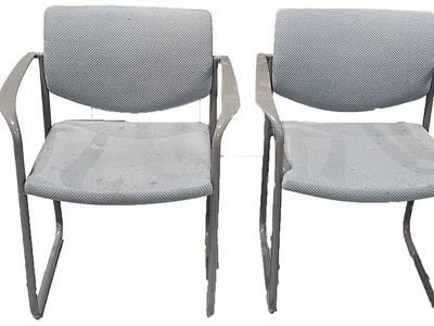 Low Back Fabric covered chair