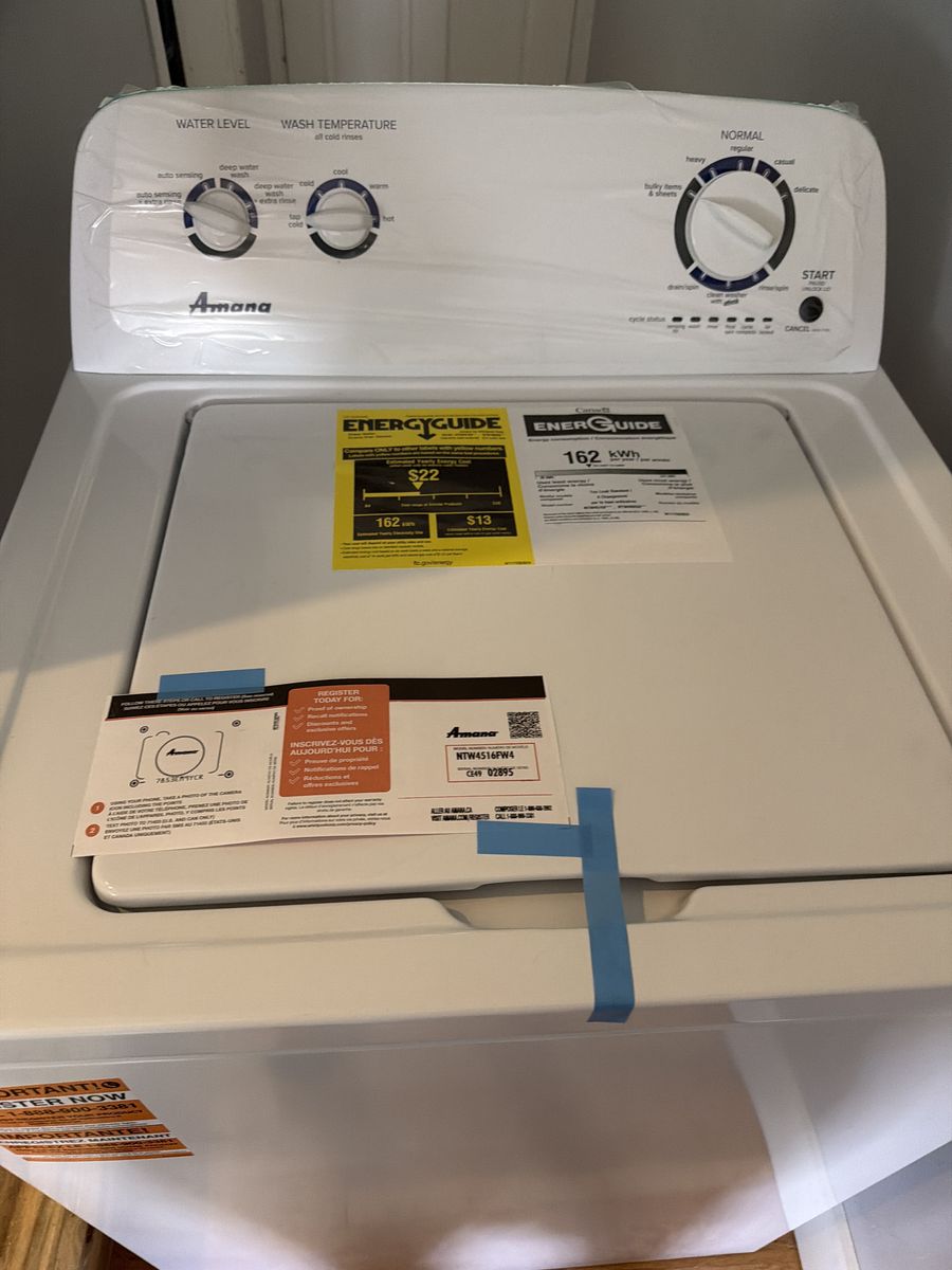 Amanda too load washing machine