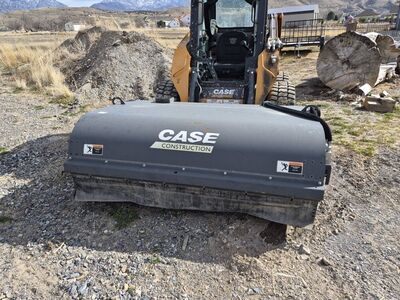 Case skid steer Road sweeper