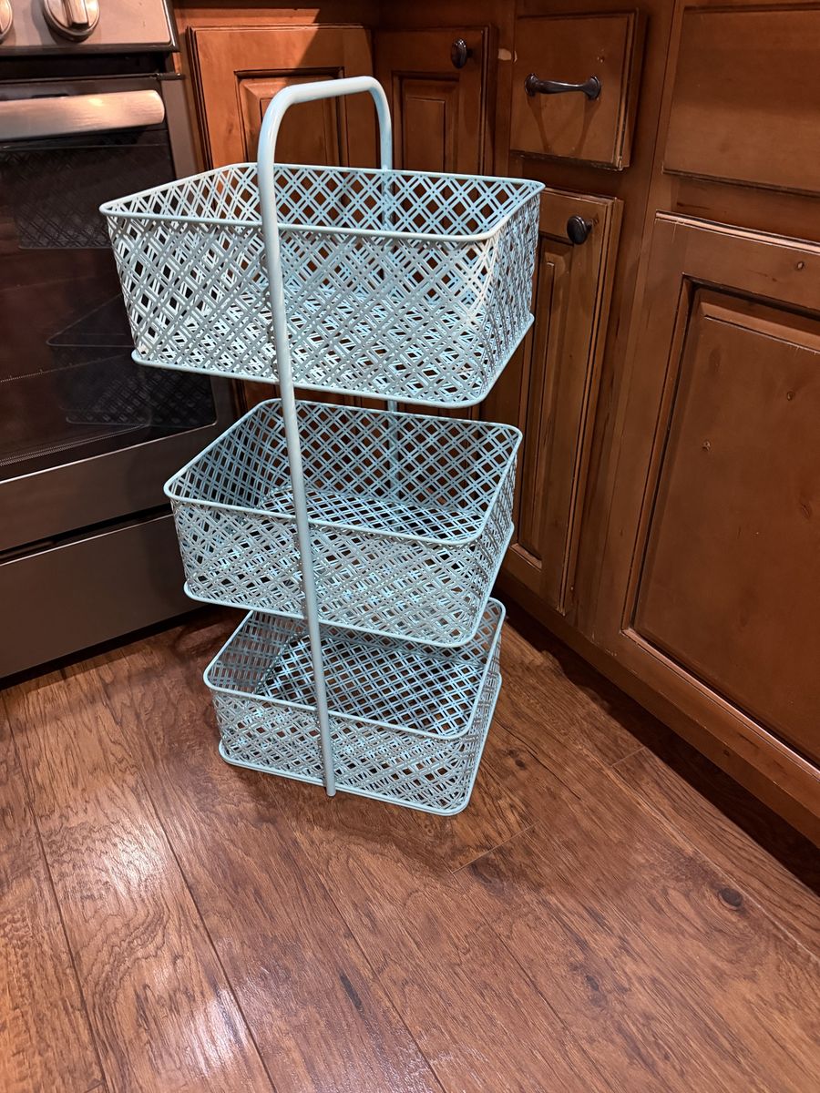 Pantry Rack Organizer (Aqua Blue)