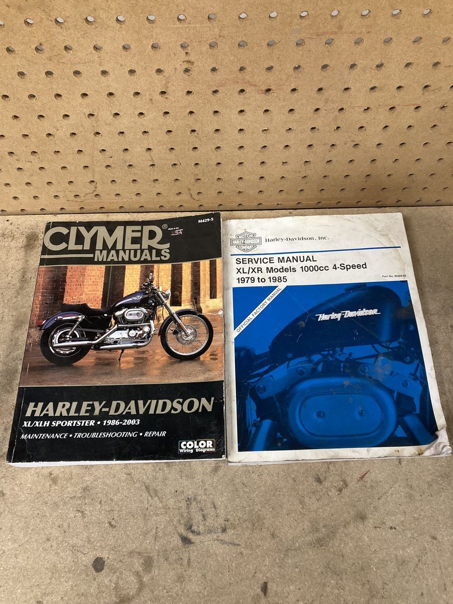 Harley Davison sportster manuals Both for $60