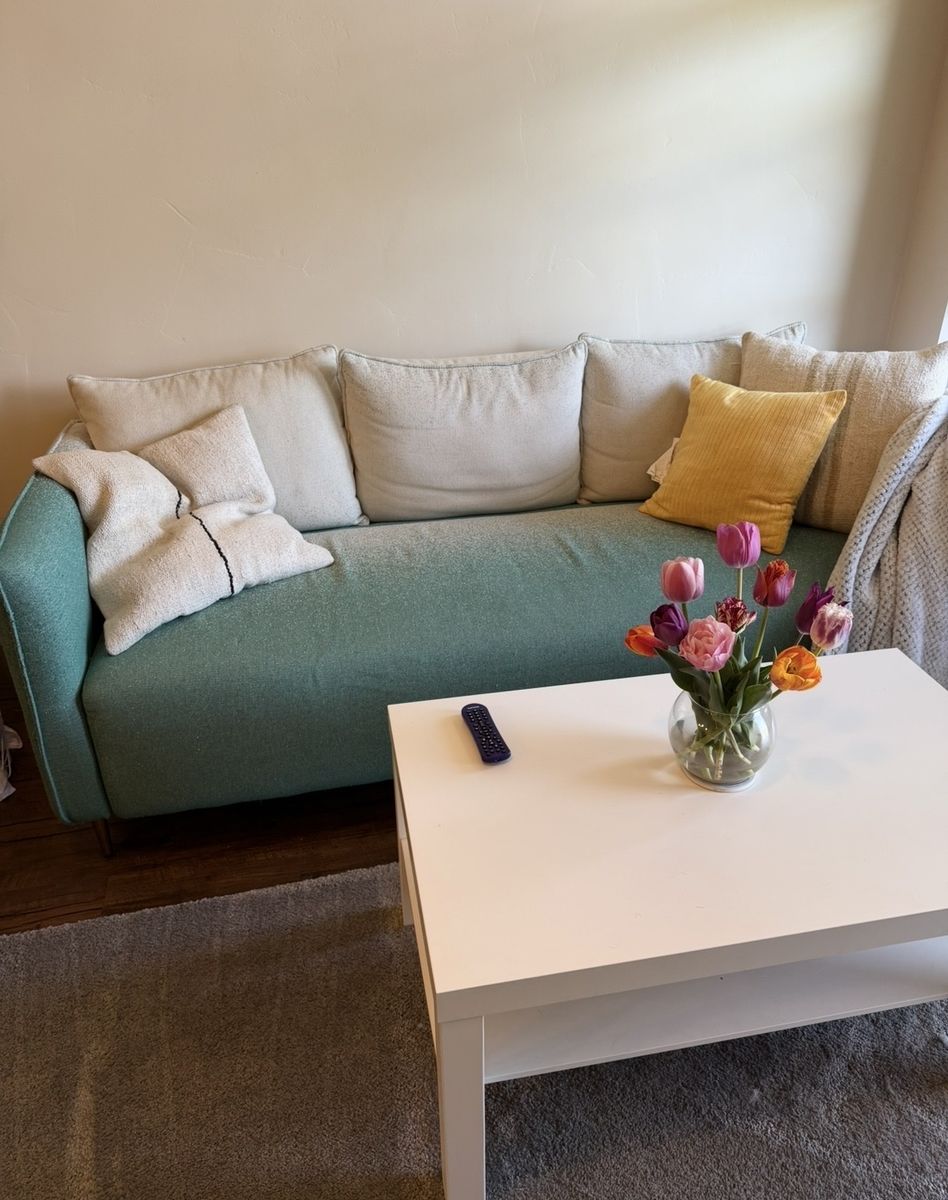 Teal Ombre Sofa