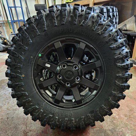 Stock Xpedition Pro Armor Crawler Tires and Wheels