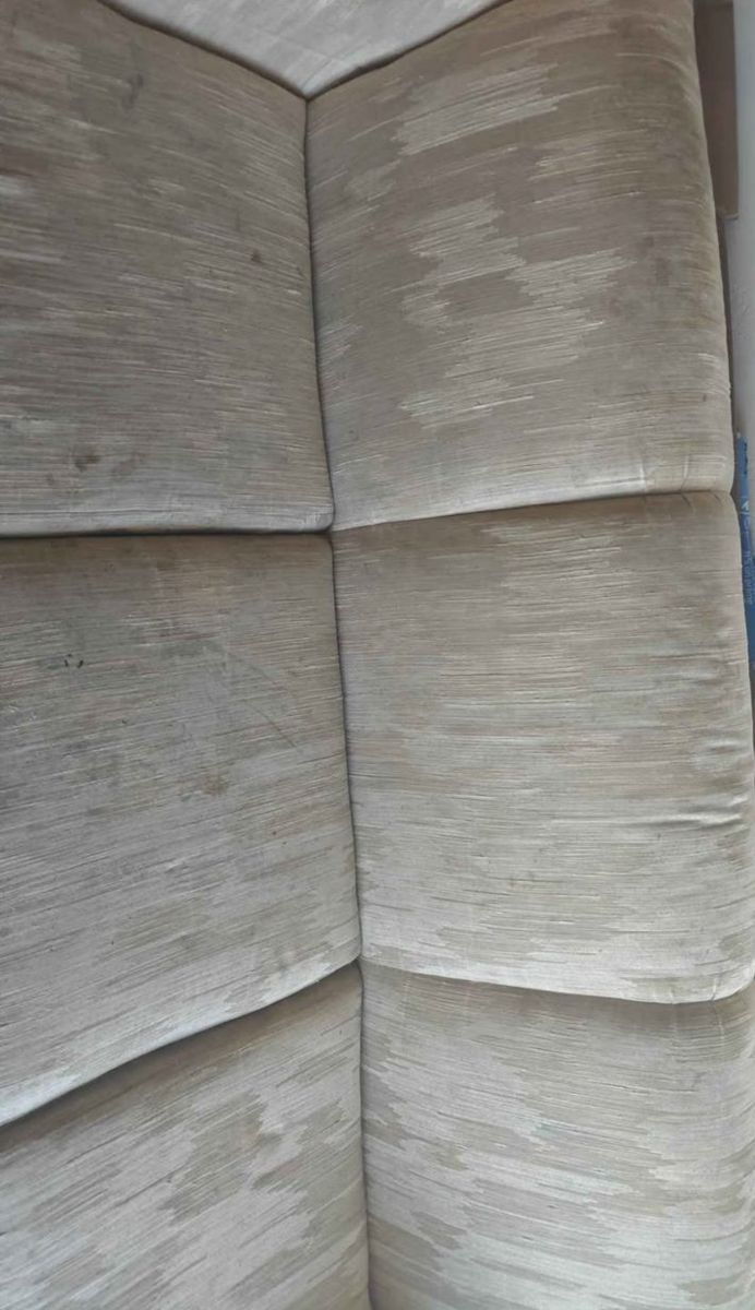 Old white couch
