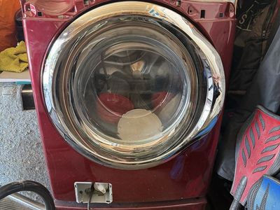 Samsung Front Load Washer (Red) - For Parts/Repair - As-Is Condition