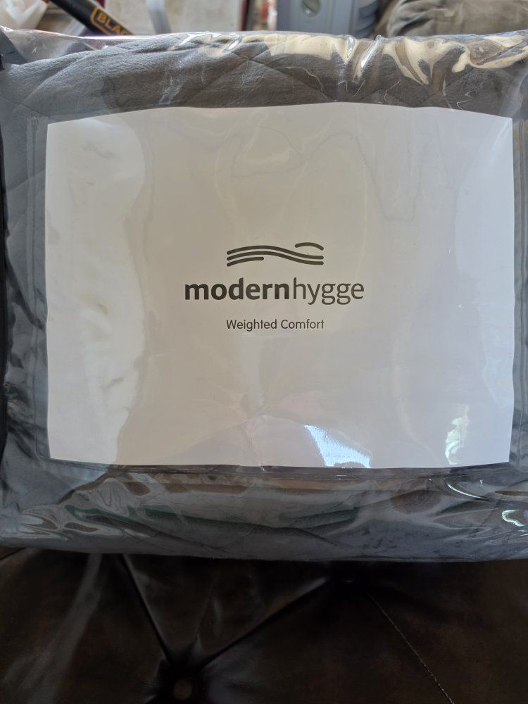 Modern Hygge Weighted Comfort Blanket - Gray Queen size
