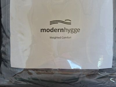 Modern Hygge Weighted Comfort Blanket - Gray Queen size
