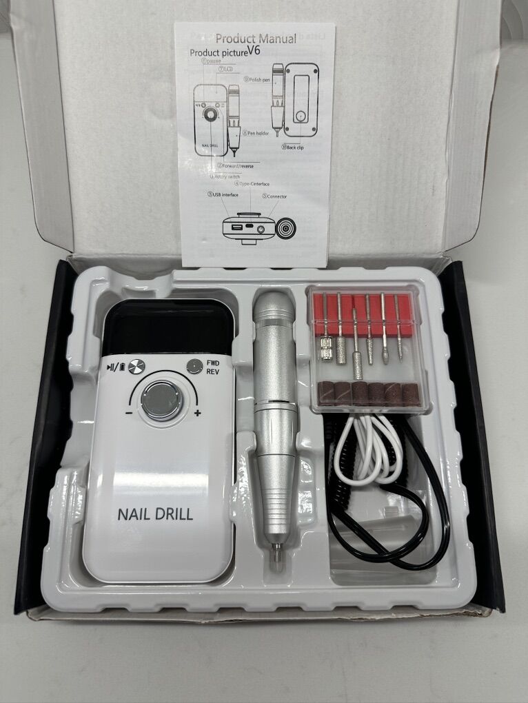 Electric Professional Nail Drill Rechargeable