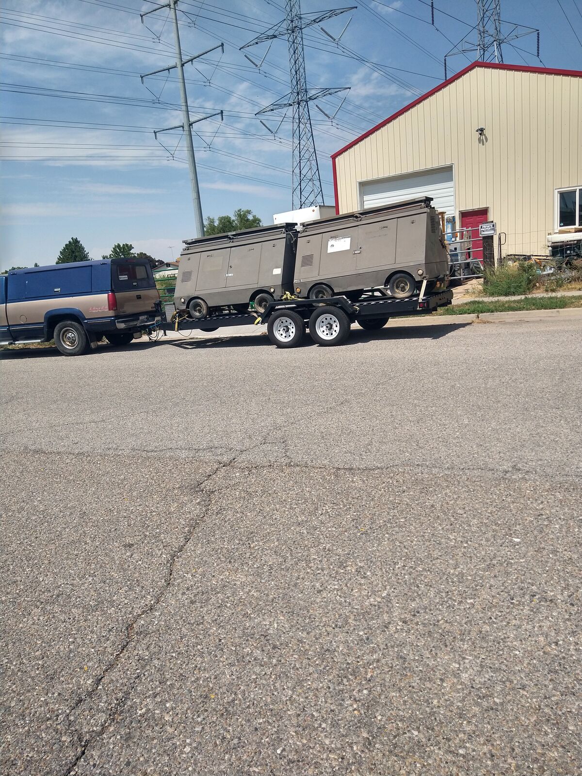 Enclosed Trailers-- Great for Storage or Shelter for Generators, etc.