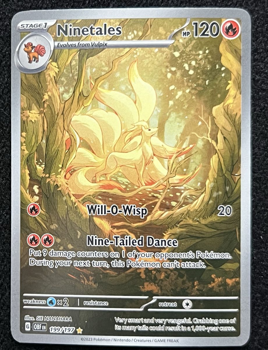 (NM) Ninetales 199/197 - Pokemon Obsidian Flames
