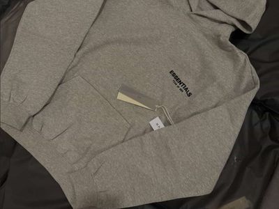 Gray essentials hoodie