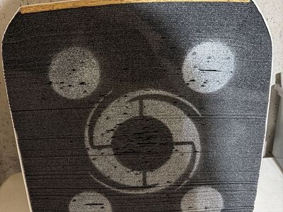 Archery target- black hole four sided shooting target