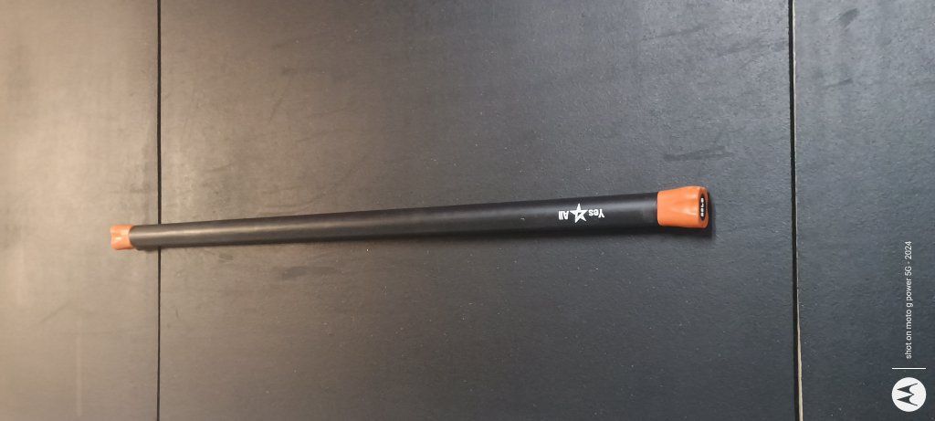 new yes 4 all 25lb weighted exercise bar