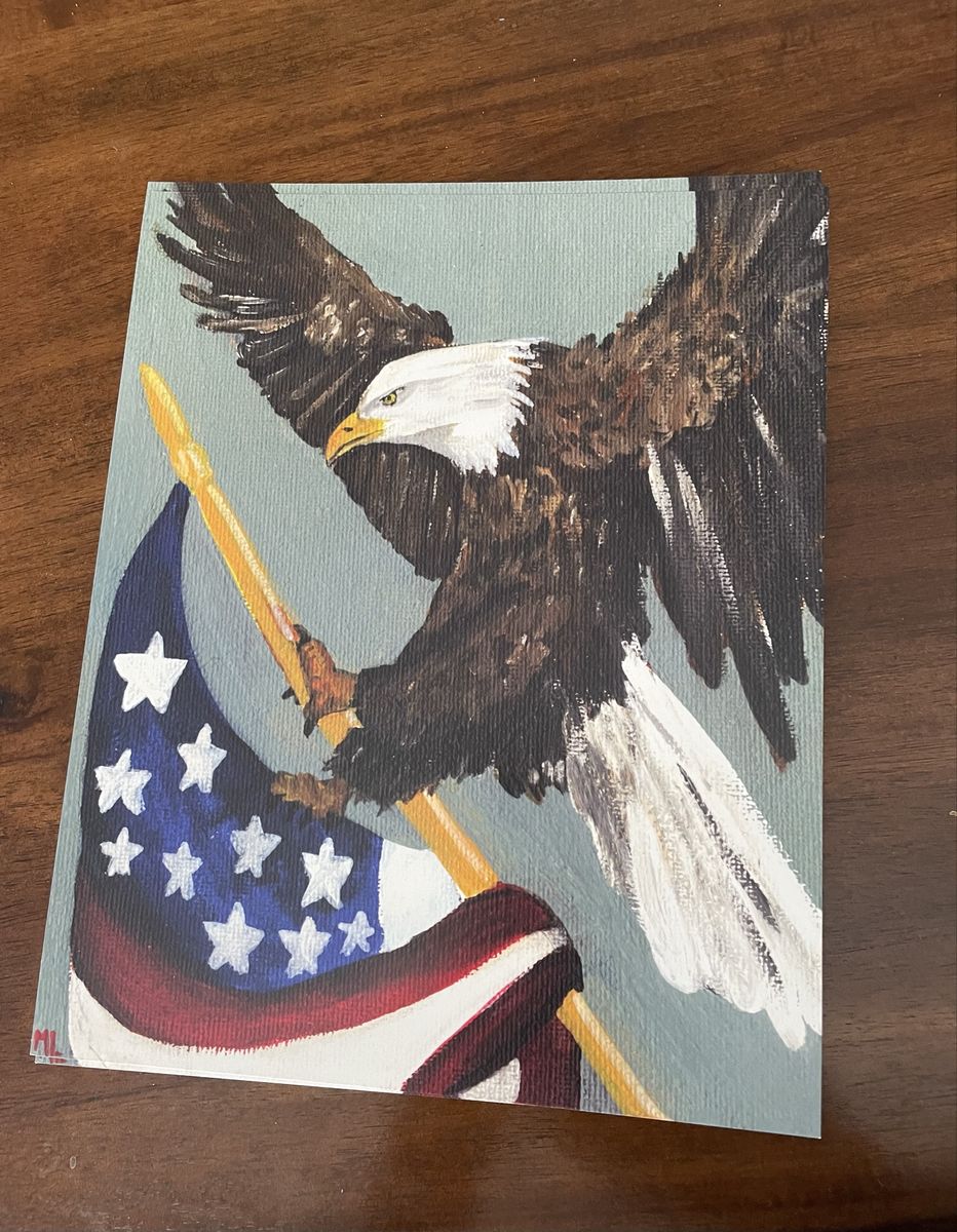 Eagle painting art prints